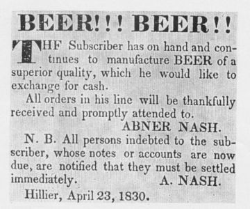 beer advertisement