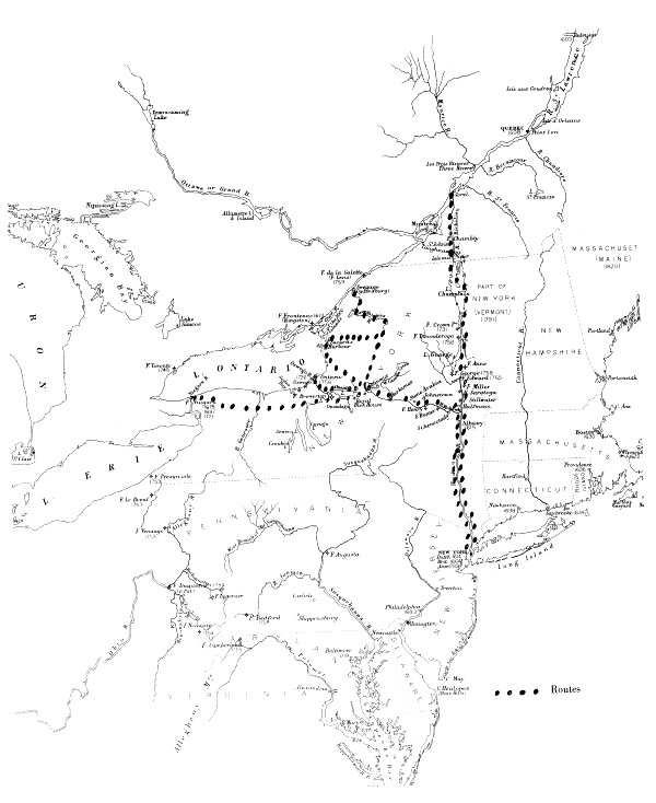 loyalist travel routes