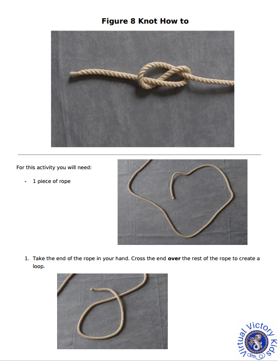 figure eight knot instructions